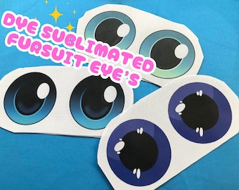 Dye Sublimated Fursuit Eye Mesh