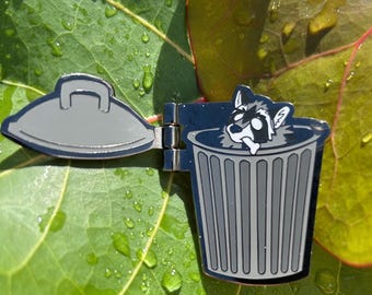 Trash Critter Moving Pin - Raccoon