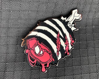 Zebra Meat Enamel Pin