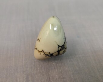 Cabochon Saguaro variscite jewelry Green turquoise webbed southwestern jewelry silver jewelry gold jewelry custom jewelry