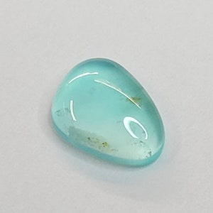 Peruvian blue opal cabochon