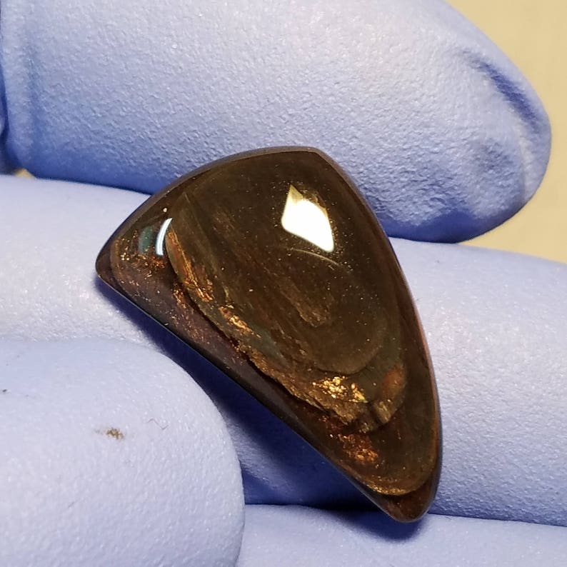 Gold sheen obsidian fire obsidian mix Cabochon