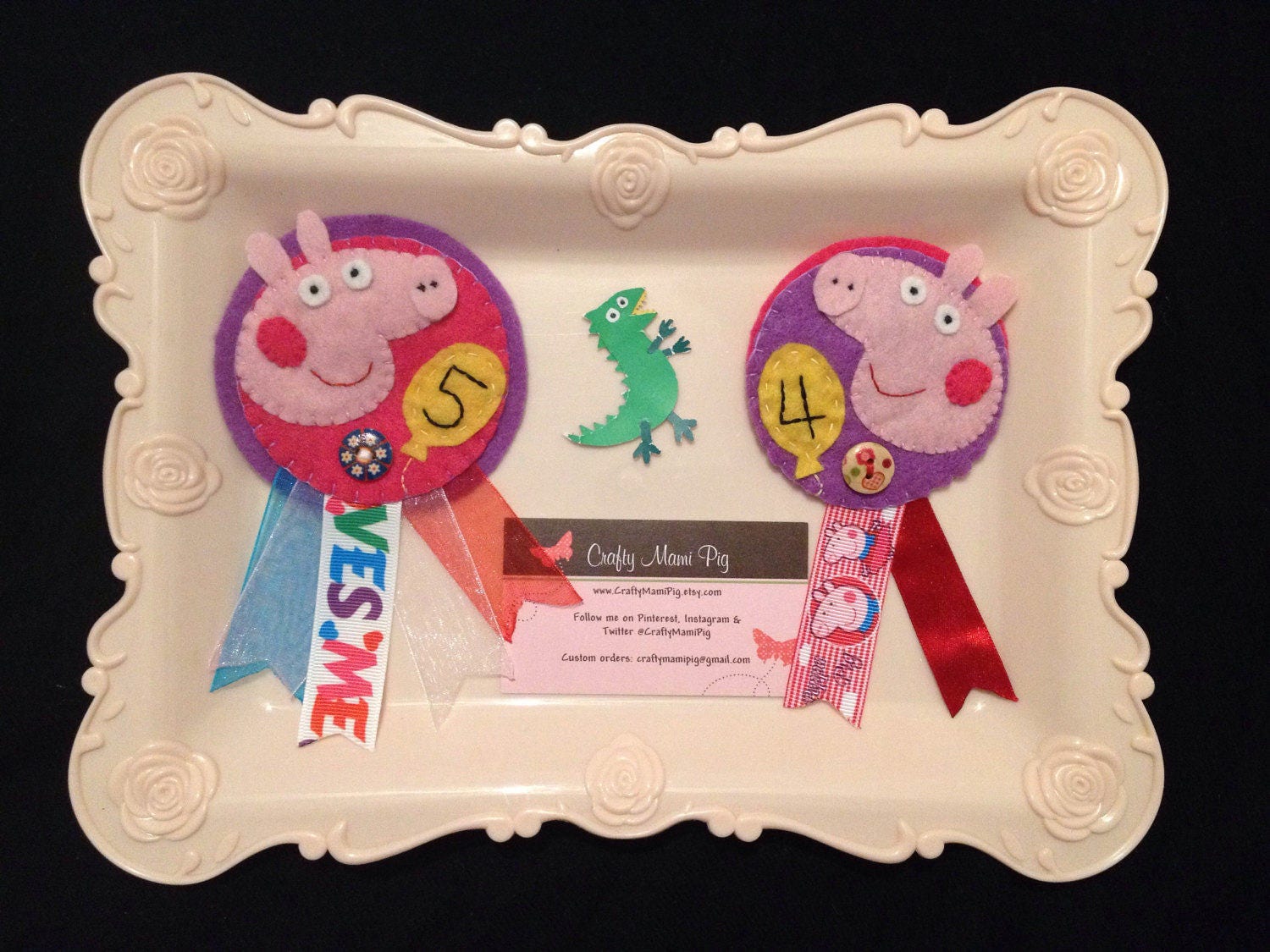 Peppa Pig Pin Badge - Etsy