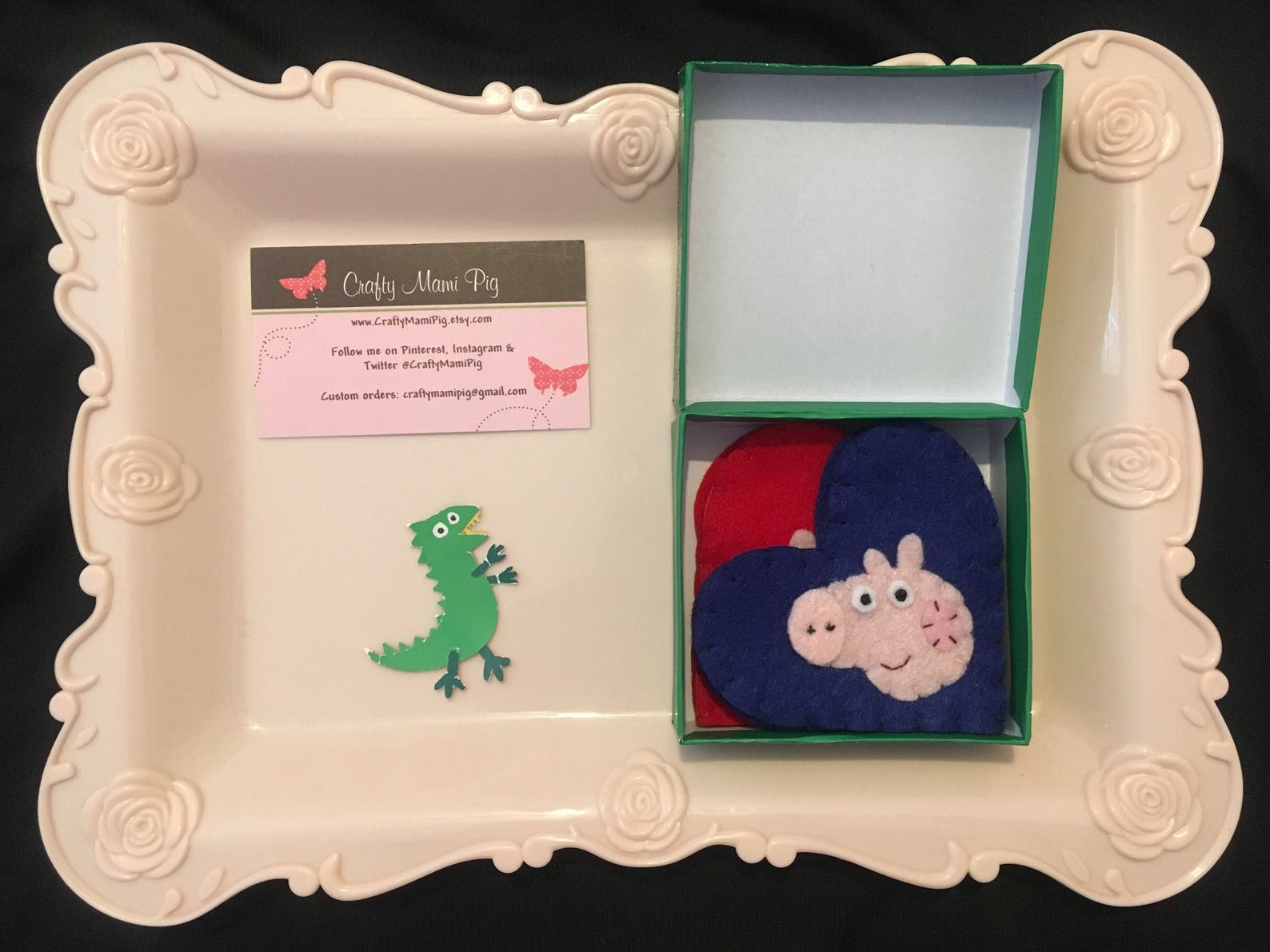 Peppa Pig Corner Bookmark Gift Card Holder Set for Etsy