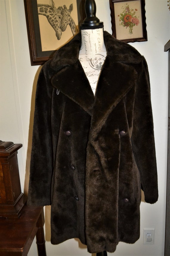 Vintage 60s Herman Kay Faux Fur Coat - image 2