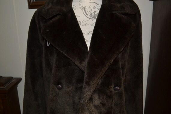 Vintage 60s Herman Kay Faux Fur Coat - image 3