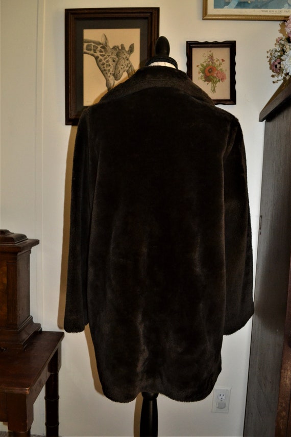 Vintage 60s Herman Kay Faux Fur Coat - image 4