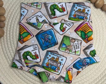 Baby/ Kids Leggings, Baby Bummies, Kids Book Characters Bummies, First Birthday Outfits