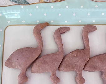 Raspberry Flamingos- Devon’s Doggie Delights - Gourmet Dog Treats