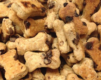 Carob Chip Peanut Butter Bones - Devon's Doggie Delights - Homemade Dog Treats