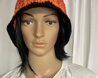 Hot sauce and Black Crochet Cloche