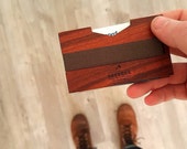 Minimalist Slim Men s Front Pocket Wallet Personalized Hipster wallet Luxurious and Unique gift for men with Integrated Money Clip