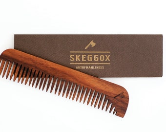 Gift for Men, Wooden comb for Hair and Beard!