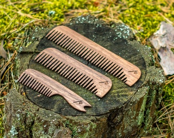 Grooming Kit | Grooming set | Gift for men | Boyfriend gift | Stocking Stuffer for man idea | Wooden comb | Beard comb | Gift for daddy