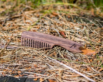 Handmade wooden Beard and mustache comb