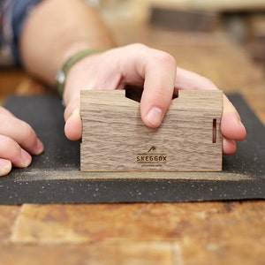 Wooden wallet, money clip, credit card case, minimalist wallet, modern wallet, slim wallet