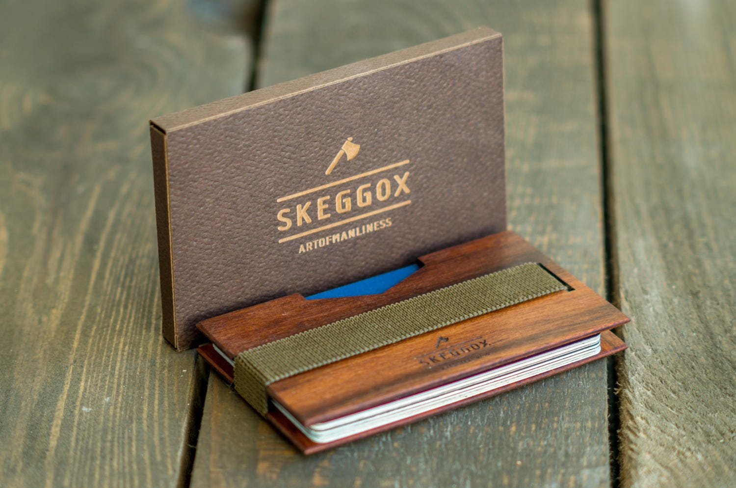 Wooden Wallet and Leather Tray SET Etsy