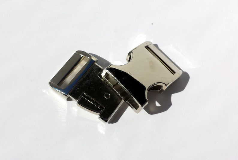 Metal dog collar hardware Upgrade your Christmas Collar and Add on this chrome buckle bling holiday