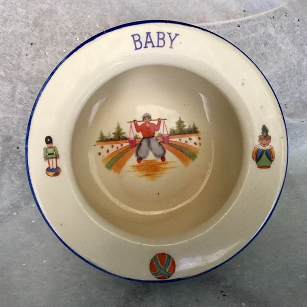 Antique Baby Dish Etsy