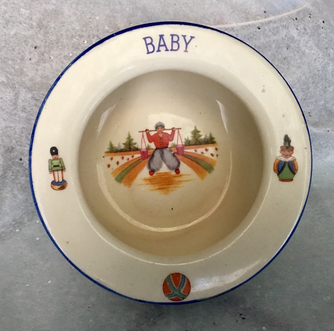 Vintage Baby Food Warming Plate Brass and Porcelain Baby Food Dish Vintage  Baby Stuff Rare Vintage Plate for Baby Thermos for Baby -  Israel