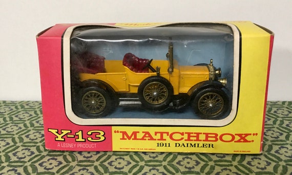 Matchbox Y-13 1911 Daimler Made by Lesney, UK, in Original Box 