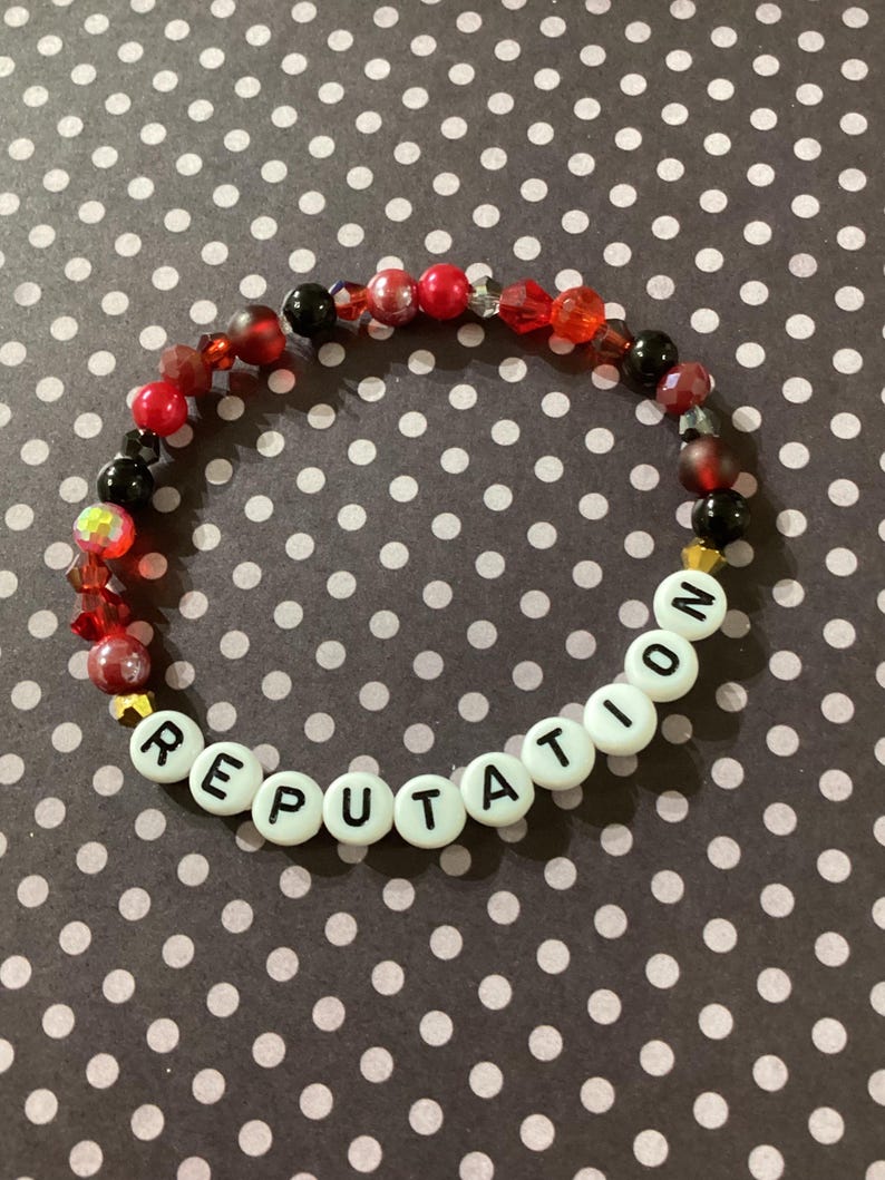 Taylor Swift-Inspired Friendship Bracelet REPUTATION