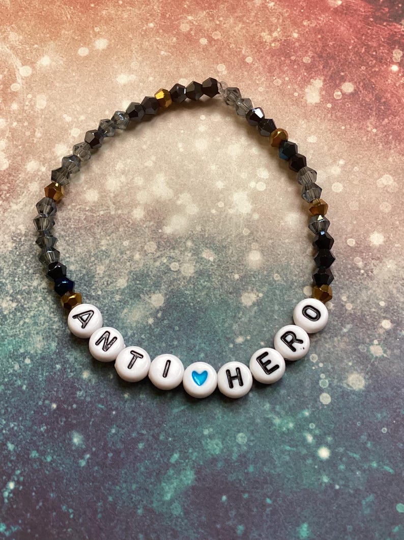 Taylor Swift-Inspired Friendship Bracelet ANTI-HERO