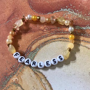 Taylor Swift-Inspired Friendship Bracelet FEARLESS