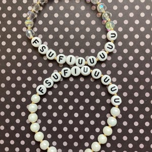 Taylor Swift-Inspired Friendship Bracelet FSU FIU U U U U