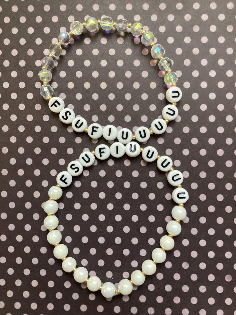 Taylor Swift-Inspired Friendship Bracelet FSU FIU U U U U