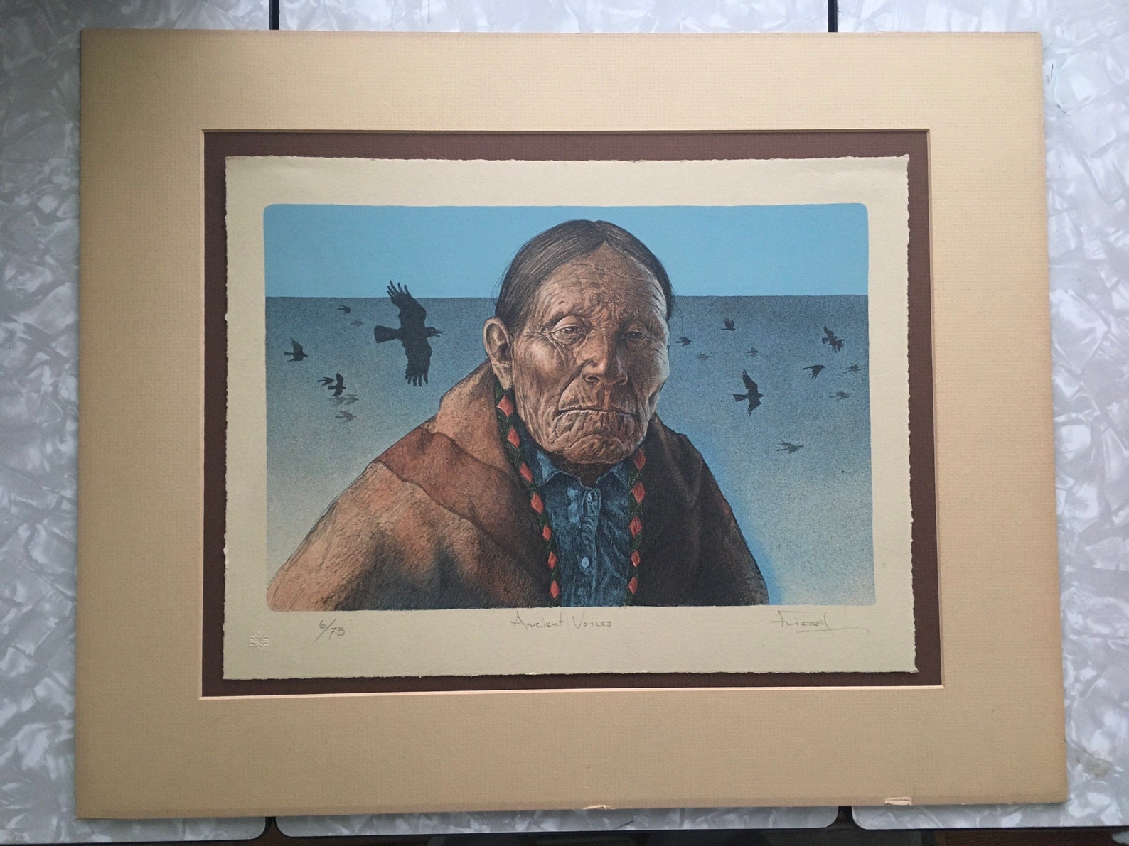 Charles Frizzell Lithograph Print ancient Voices Signed and Etsy