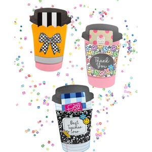Teacher Appreciation Coffee Cup Gift Card Holder