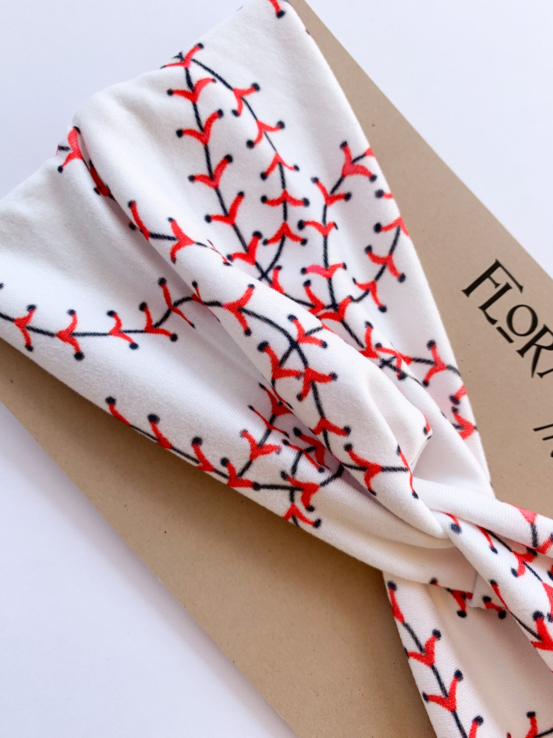 Baseball Headband Baseball Mom Twisted Headband Yoga Etsy