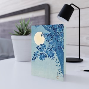Cherry Blossom Greeting Cards Ohara Koson Art Stationery Set Blank Note Cards Thank You Card Pack Japanese Cherry Blossoms