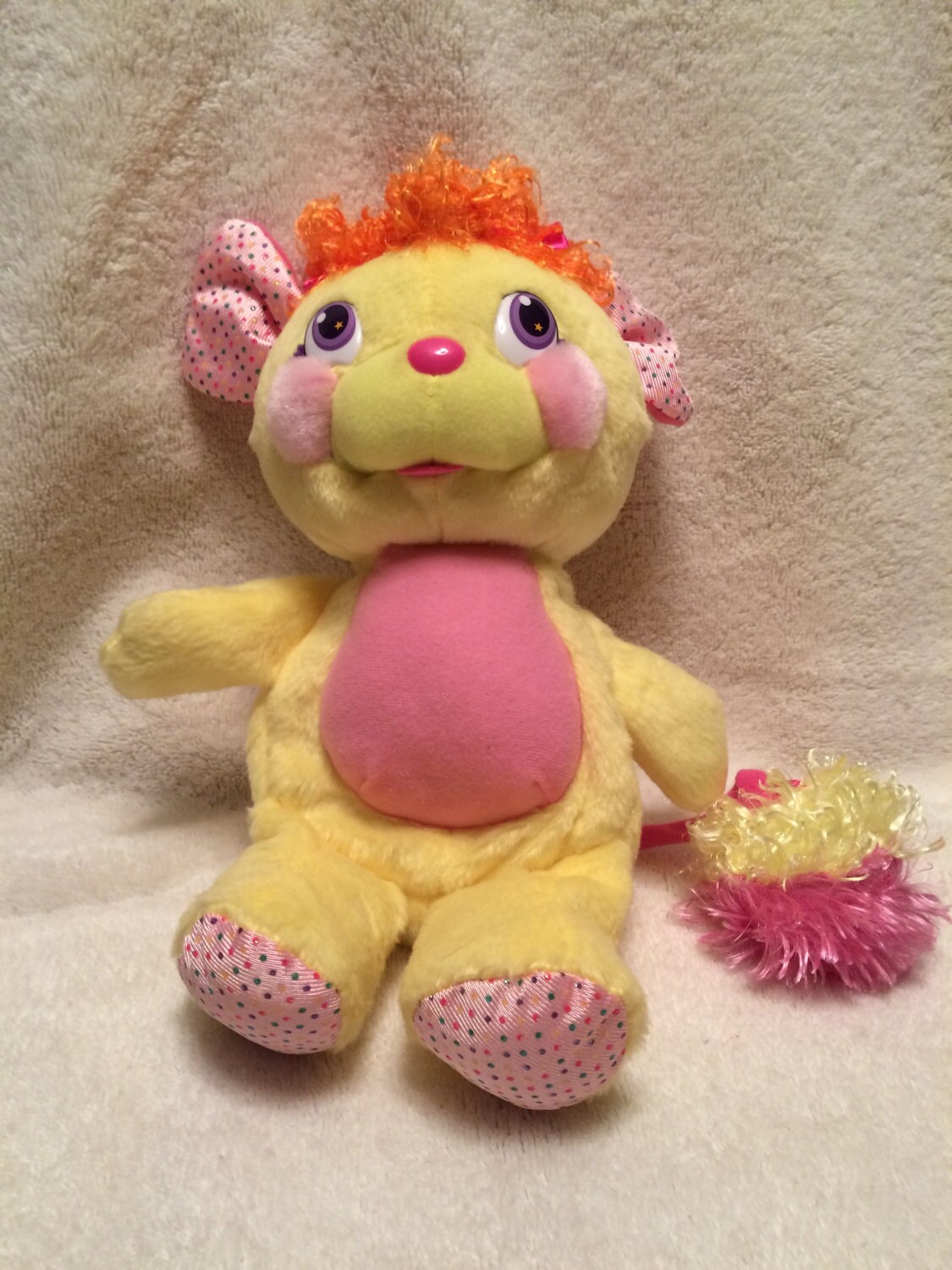 Pop N Giggles Yellow Popple Plush Etsy