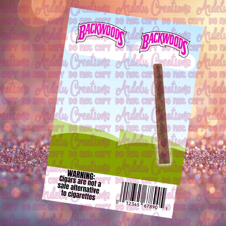 Hot Pink Wrapper Template/ Backwoods and Swisher Style Canva Drag ...