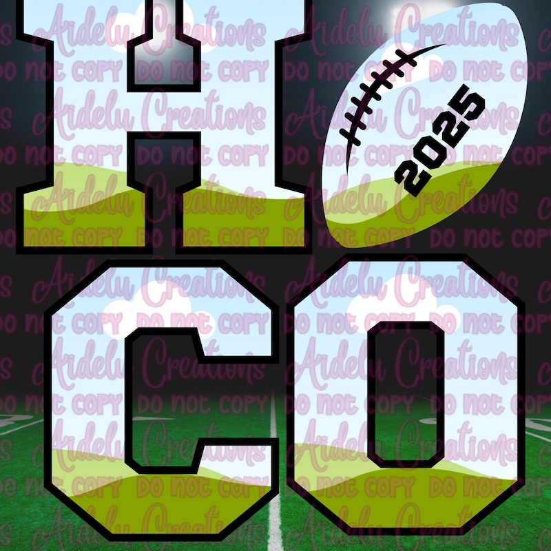 Hoco Letters - Etsy