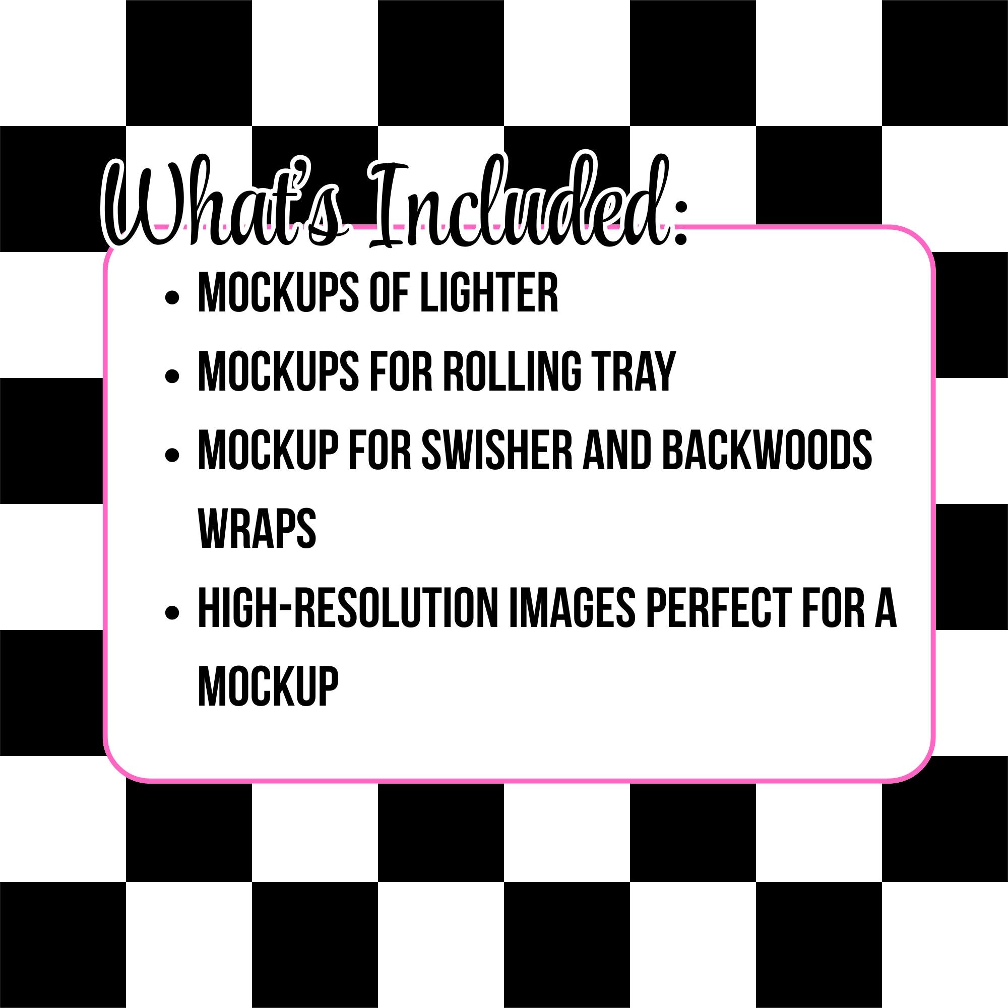 420 Mockup Bundle, Lighter Wrap, Rolling Tray Template (canva) Etsy