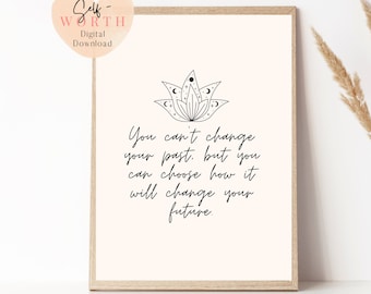 Positive affirmations wall art | Self love art | positive wall art | Empowerment Art| therapy office art | psychology art| positive wall art
