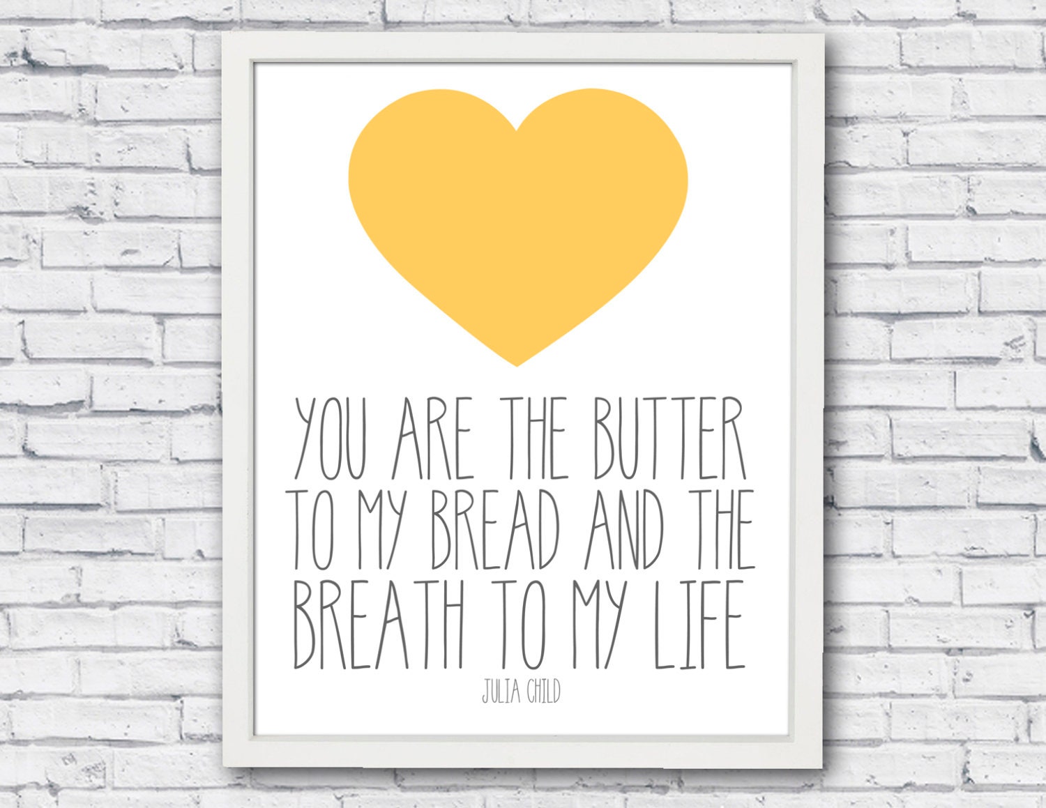 You Are the Butter to My Bread and the Breath to My Life Etsy Ireland