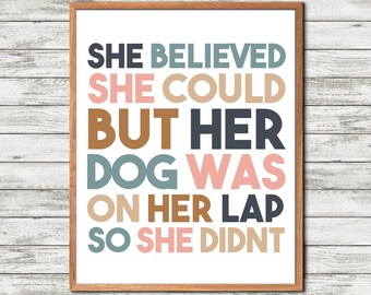 Dog Mom Gift, Dog Lover Gift, Funny Dog Quote, Dog Wall Art, Pet Lover Decor, Dog Mom Decor, Funny Pet Print, Printable Art, Digital Downloa