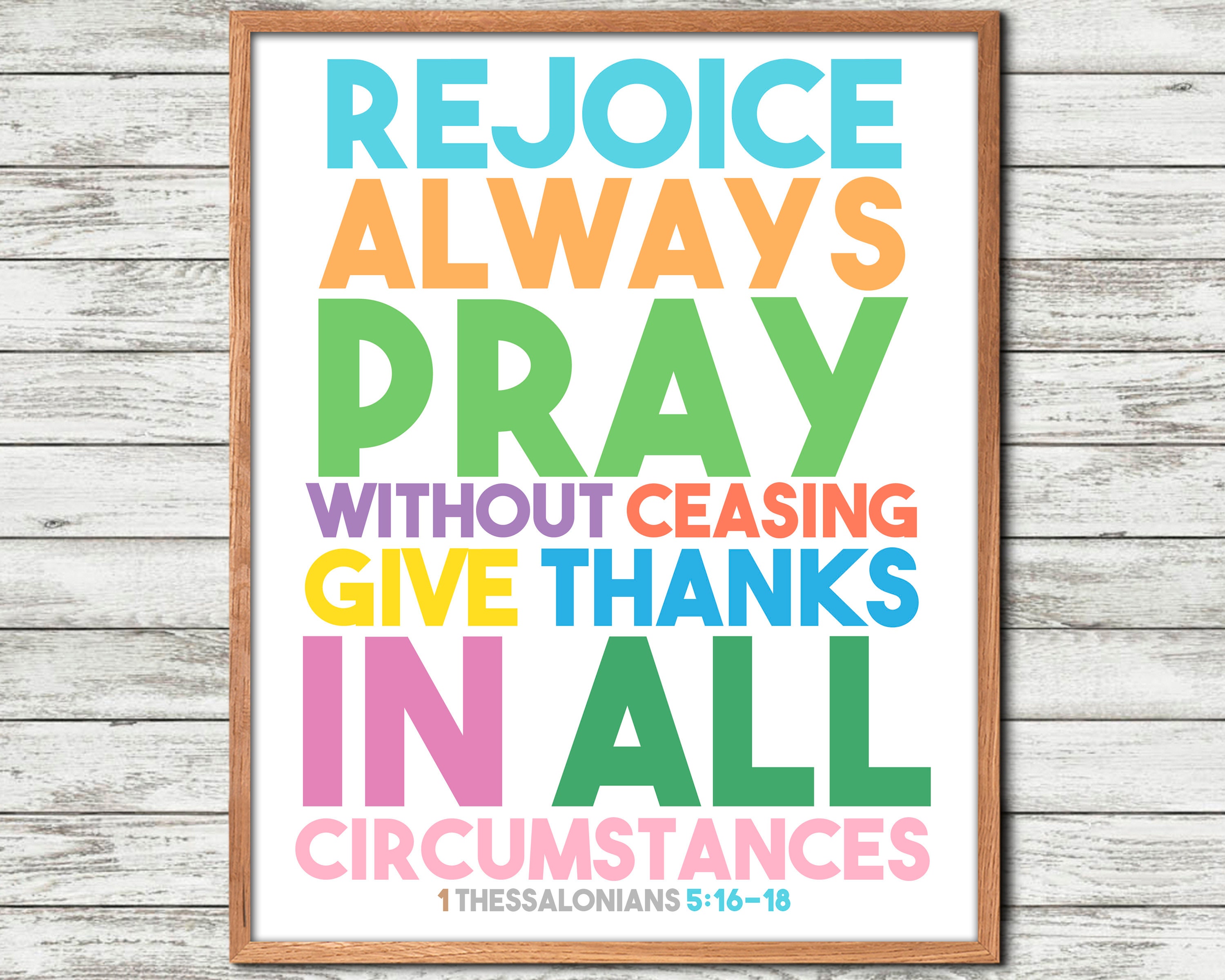 Rejoice Always {Poster} Rejoice Always {Poster}