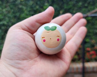 Kokeshi Doll, Heirloom Gift, Baptism Gifts, From Godmother, Baptism Doll, for Baby, Baptism Keepsake, Religious Gift, Christening Gift, Godp