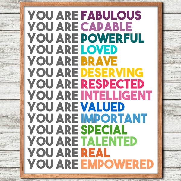 Feminist Poster, Feminist Wall Art, Feminist Art Print, Girl Power Art, Empowered Women, Prints, Girl Nursery Room, Feminist Nursery Art, Fe