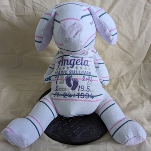 Receiving Blanket Dog, Remembrance, Memory Plush
