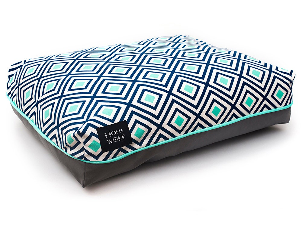 Geometric Dog Bed COVER Pet Bed Duvet Pillow Insert Not Etsy