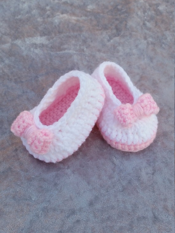 Baby Madchen Hakeln Ballerina Hausschuhe Baby Madchen Schuhe Etsy