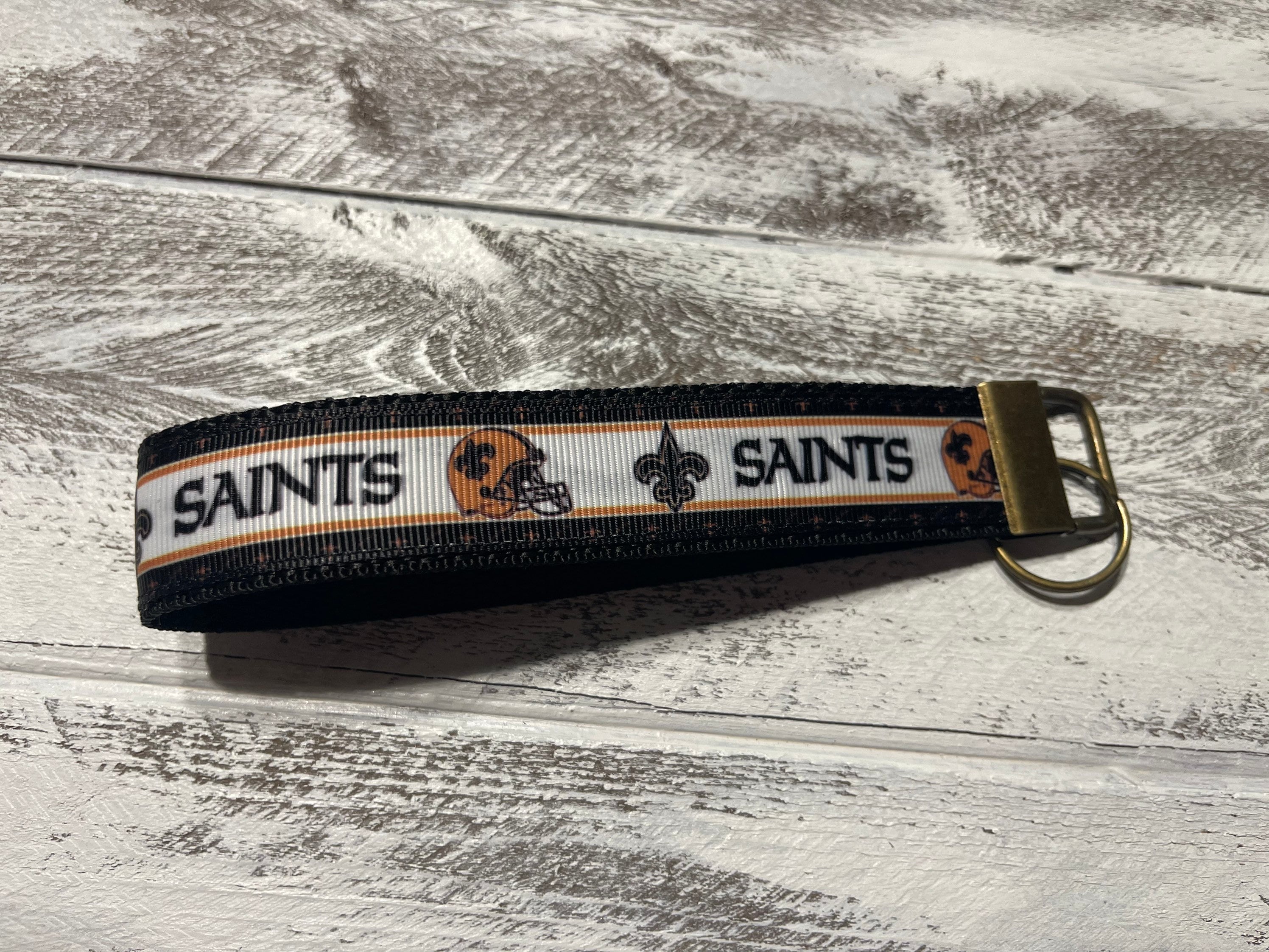 New Orleans Saints Themed Key Fob/key Chain 