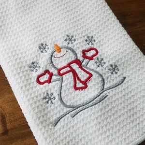 Let it Snow Snowman Towel