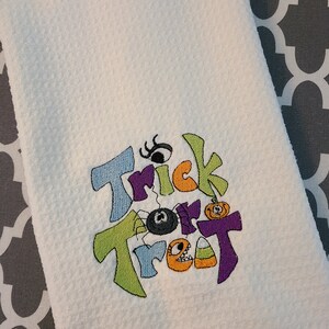 Trick or Treat Towel